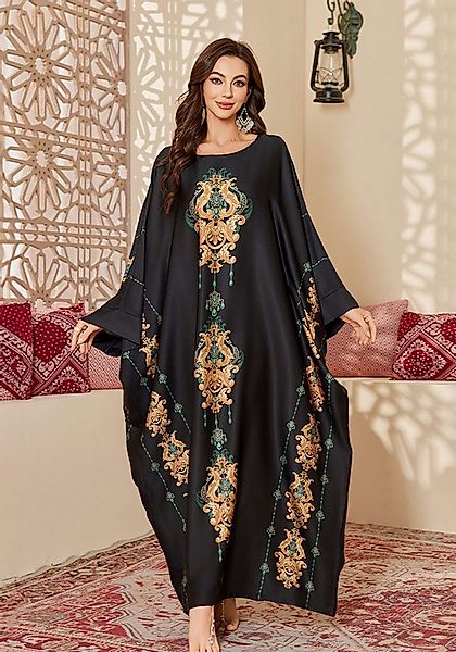 Vivi Idee Morgenmantel Kaftan Kimono Bademantel, Schlafmantel satin Sauna E günstig online kaufen