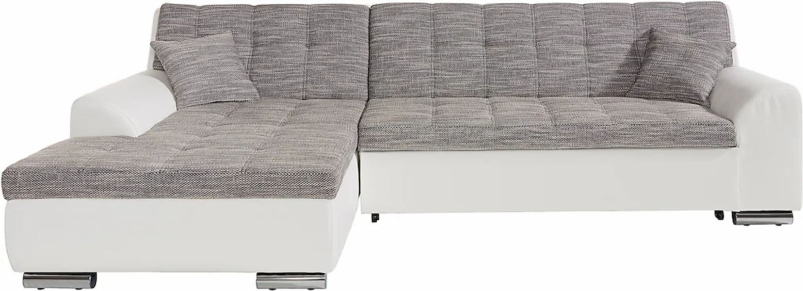 DOMO collection Ecksofa "Treviso viele Bezüge, auch in Cord, L-Form, B/T/H: günstig online kaufen