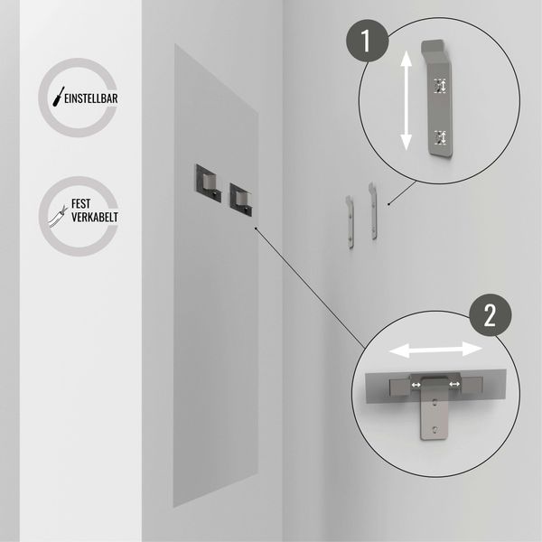 Loevschall Badspiegel "Lago, Spiegel Bundle inkl. Schminkspiegel, Badezimme günstig online kaufen