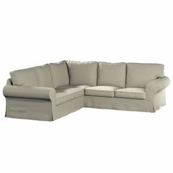 Bezug für Ektorp Ecksofa, beige, Sofahusse für Ektorp Ecksofa, Madrid (162- günstig online kaufen