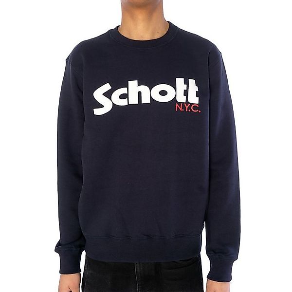 Schott NYC Sweater Sweatpulli Schott Swcrew günstig online kaufen