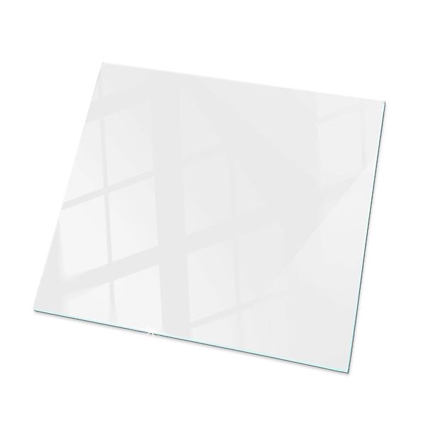 Tulup Tischplatte Farbe Weiß Glatt Glas für Tischplatte 60x60 cm Weiß Tisch günstig online kaufen