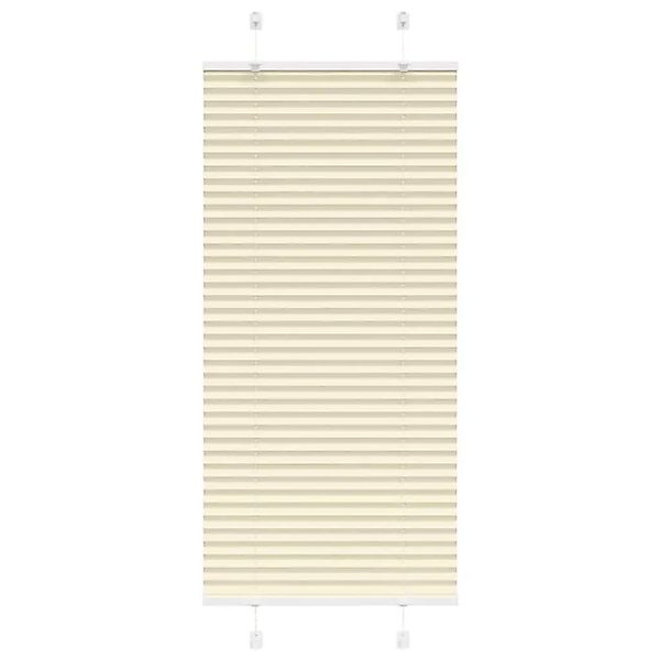 vidaXL Plissee Creme 55x100 cm Stoffbreite 54,4 cm Polyester 4015270 günstig online kaufen