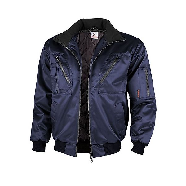 Qualitex Workwear Pilotenjacke wetterfeste Arbeitsjacke mit festem Steppfut günstig online kaufen