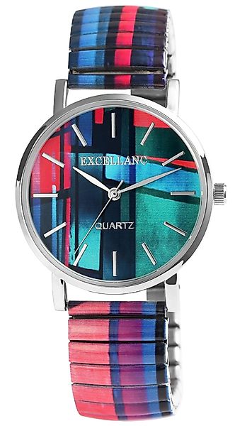 Excellanc Quarzuhr 1700060 Edelstahlzugband, D 36 günstig online kaufen