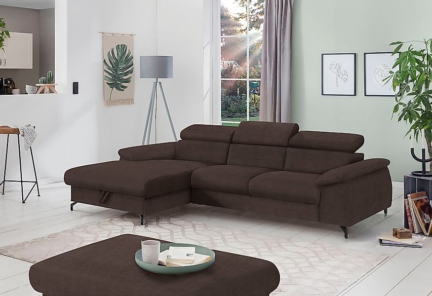 COTTA Polstergarnitur "Komaris L-Form", (Set), Set bestehend aus: Ecksofa m günstig online kaufen