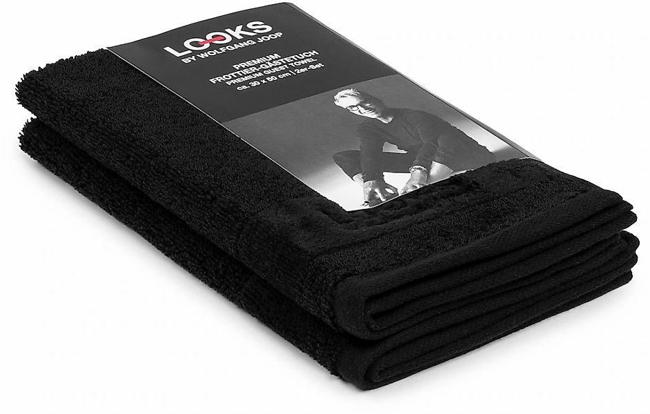 LOOKS by Wolfgang Joop Gästehandtücher "LOOKS" mit Logobestickung günstig online kaufen