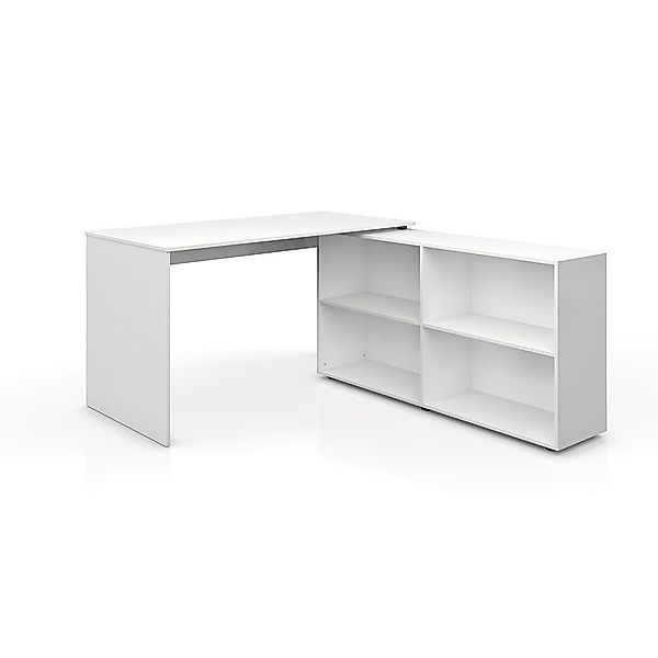 Vicco Eckschreibtisch FlexPlus, Weiß, 137 x günstig online kaufen