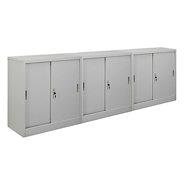 PROREGAL Mega Deal 3x Aktenschrank ELEPHANT mit Abschließbaren Schiebetüren günstig online kaufen