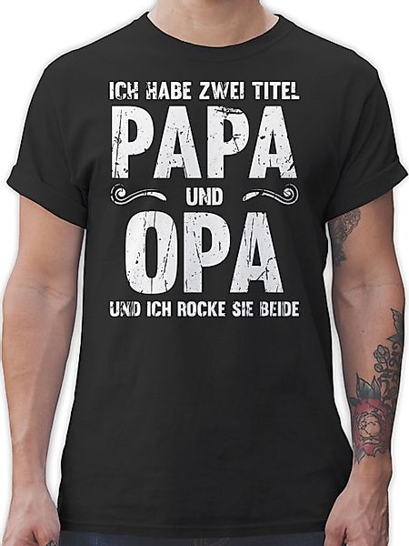 Shirtracer T-Shirt Ich habe zwei Titel günstig online kaufen
