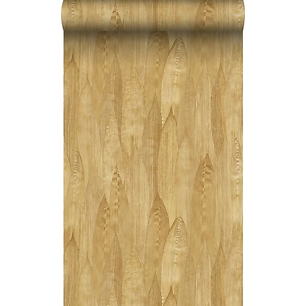 Origin Wallcoverings Tapete Blätter Ockergelb 50 x 900 cm günstig online kaufen