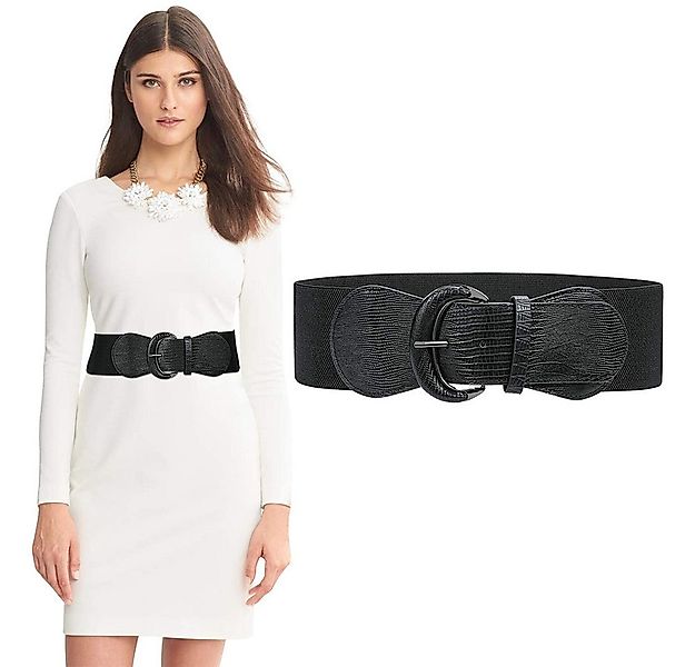 Bextsrack Taillengürtel Retro Taillengürtel breiter Damengürtel mit elegant günstig online kaufen