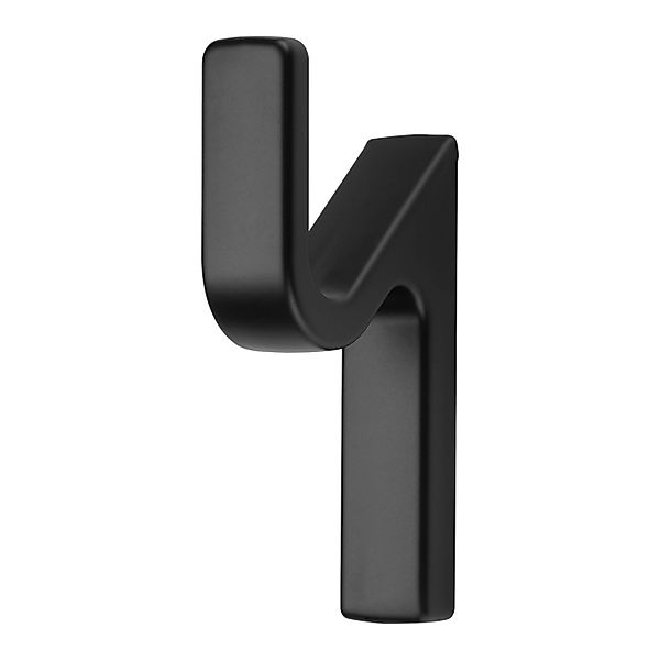 SOTECH Garderobenhaken ANGOLO Höhe 76 mm x Breite 14 mm Schwarz Matt Aus Zi günstig online kaufen