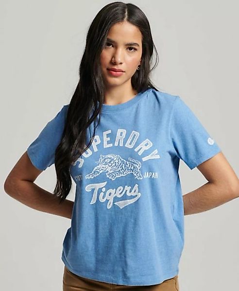 Superdry T-Shirt ATHLETIC COLLEGE T SHIRT Thrift Blue Marl günstig online kaufen