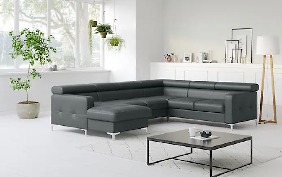 COTTA Wohnlandschaft »Sammy U-Form« mit Kopfteilverstellung, wahlweise mit günstig online kaufen