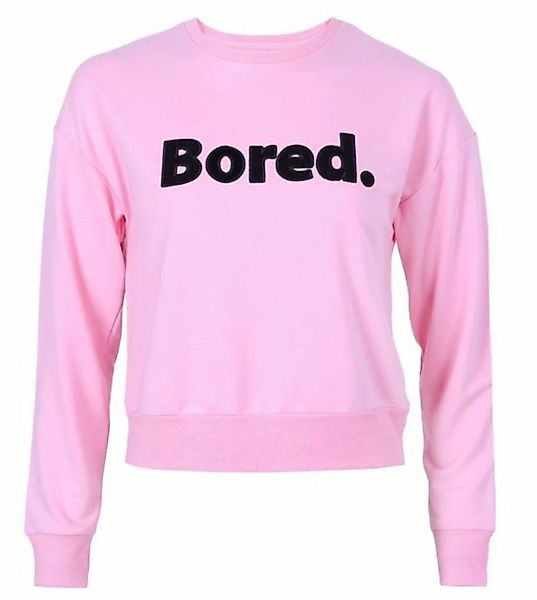 Sarcia.eu Sweatshirt Puderpinkes Sweatshirt Bored S günstig online kaufen
