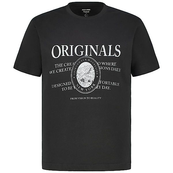 Jack&Jones T-Shirt mit Print Farbe schwarz Größe: 4XL günstig online kaufen
