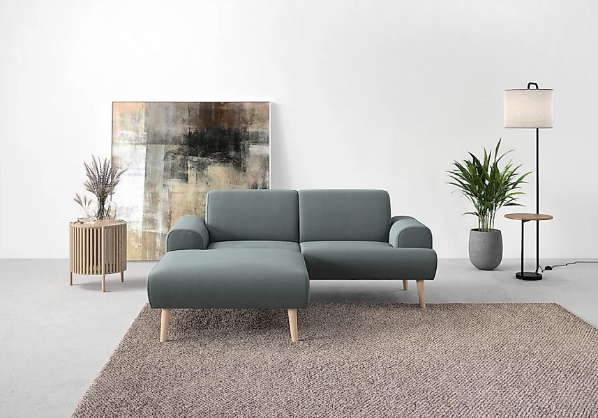 andas Ecksofa "Swift Scandic Design, komfortabler Federkern, Breite 192cm, günstig online kaufen