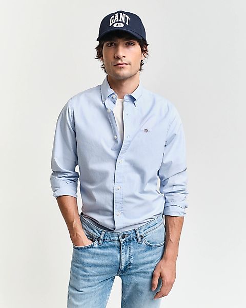 Gant Langarmhemd Slim Fit Popeline Hemd günstig online kaufen