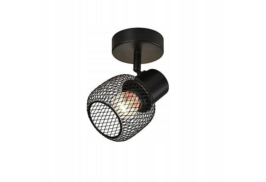 ZMH Deckenleuchte Deckenstrahler Schwarz - Metall Vintage Deckenspot E27 fü günstig online kaufen
