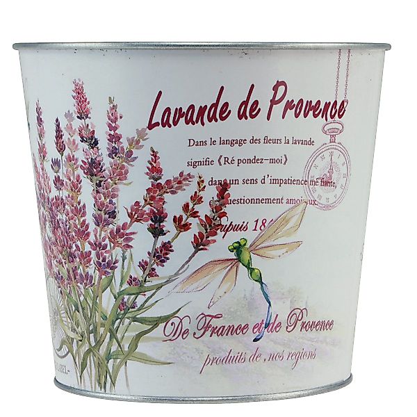 Viana Übertopf Metall Übertopf Lavendel Design günstig online kaufen