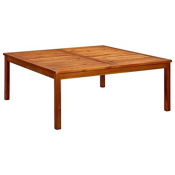 vidaXL Garten-Couchtisch 110x110x45 cm Massivholz Akazie 316397 günstig online kaufen