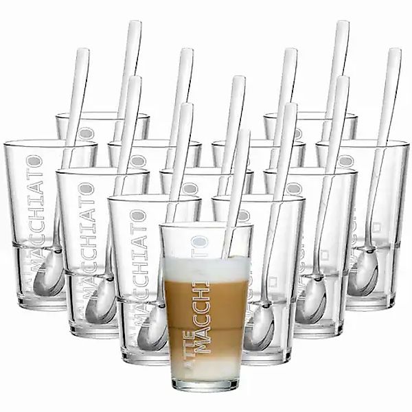 Ritzenhoff & Breker Latte-Macchiato-Glas »Latte Macchiato Gläser + Löffel L günstig online kaufen