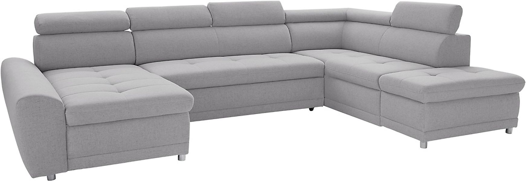 sit&more Wohnlandschaft »Riva U-Form« wahlweise mit Bettfunktion günstig online kaufen