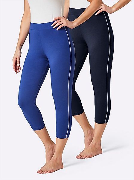 Plantier Homewearhose Leggings 3/4-lang (2-tlg) günstig online kaufen