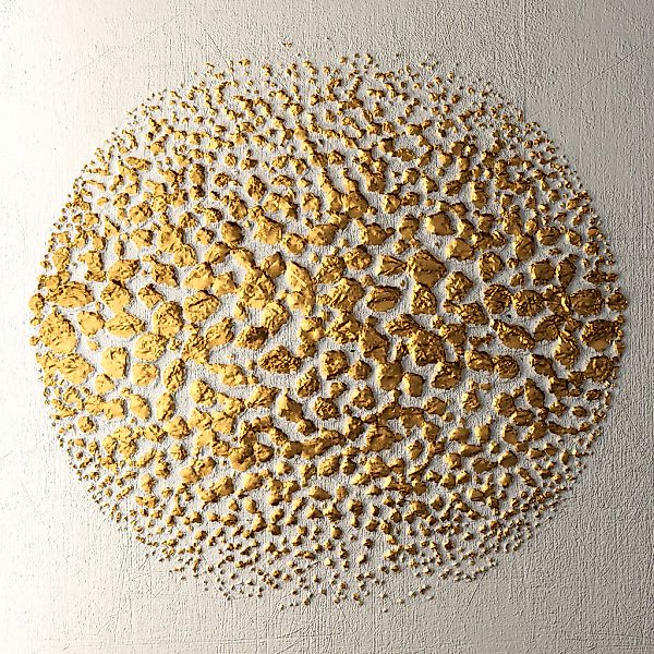 OTTO home Leinwandbild "Golden Ball" Abstrakt  Abstrakte  Kunst  Modern 1 S günstig online kaufen