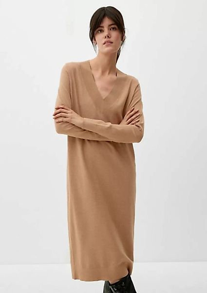 s.Oliver Maxikleid Feinstrick-Kleid aus Viskosemix günstig online kaufen