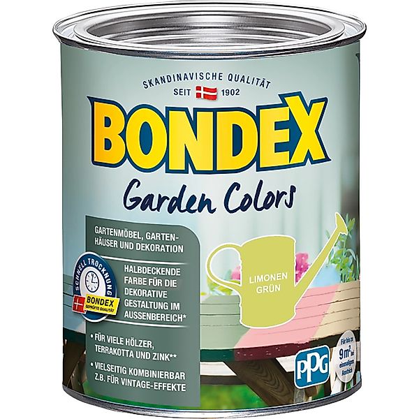Bondex Wetterschutzfarbe BONDEX Garden Colors halbdeckende Farbe, leichte V günstig online kaufen