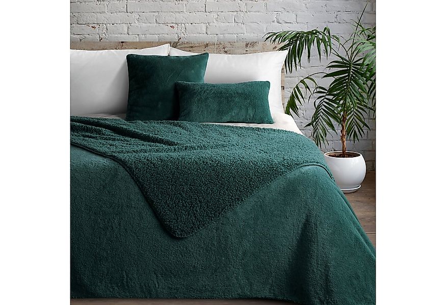 Eurofirany Tagesdecke Fellbettüberwurf NINA, Felloptik, eleganter Überwurf günstig online kaufen