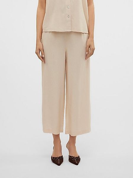 Vero Moda Culotte "VMMYMILO H/W CULOTTE PANT WVN GA", mit Leinen günstig online kaufen