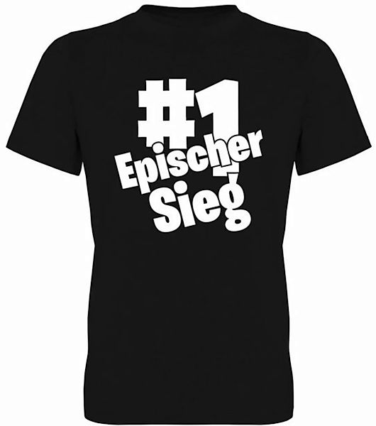 G-graphics T-Shirt #1 Epischer Sieg Herren T-Shirt, mit Frontprint, mit Spr günstig online kaufen