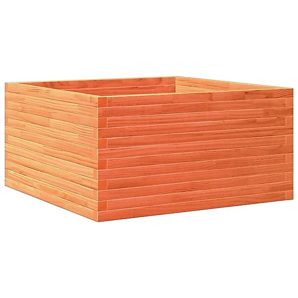 vidaXL Pflanzkübel Wachsbraun 90x90x46 cm Massivholz Kiefer 3282426 günstig online kaufen