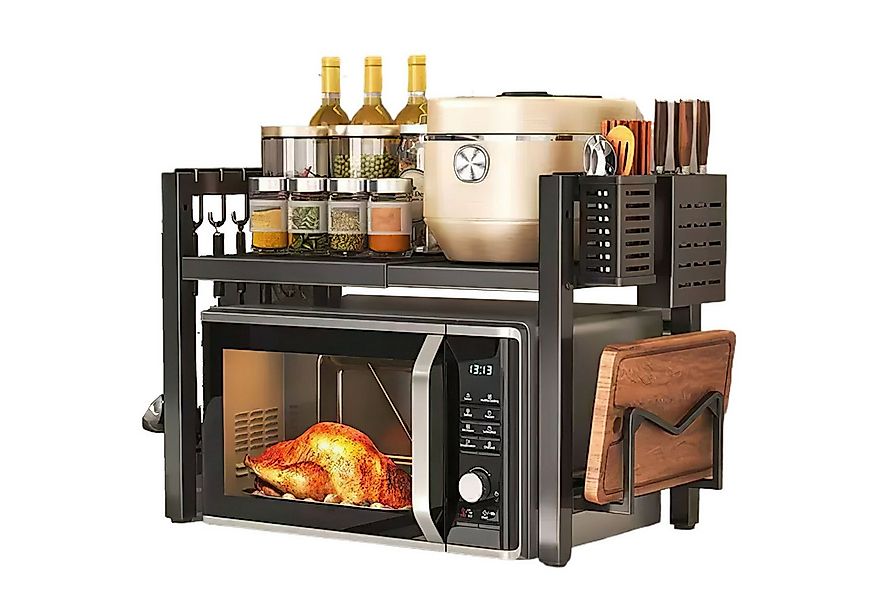 SURFOU Standregal Mikrowellen Regal 2-Stufig Microwave Shelf Schrank Küchen günstig online kaufen