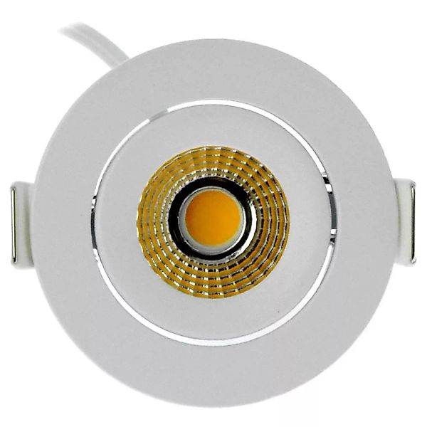 LED Einbaustraler 2700K in Weiß 5W 450lm IP54 günstig online kaufen