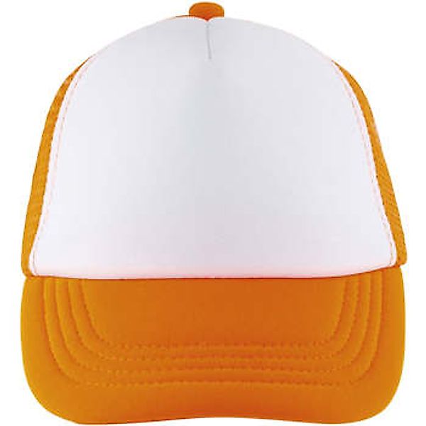 Sols  Mütze BUBBLE KIDS Blanco Naranja Fluor-GORRA DE MALLA DE 5 PANELES günstig online kaufen