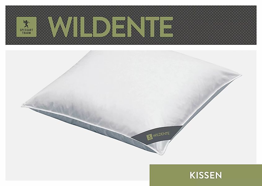 SPESSARTTRAUM 3-Kammer-Kopfkissen »Wildente«, (1 St.), Kissen 40x80cm & wei günstig online kaufen