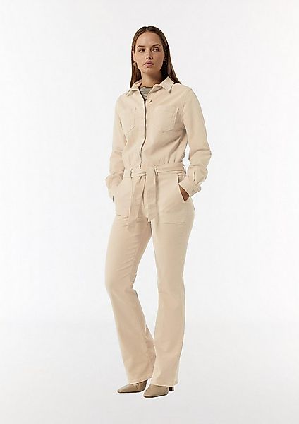 comma Jumpsuit Overall Jumpsuit mit Flared Leg aus Lyocellmix günstig online kaufen