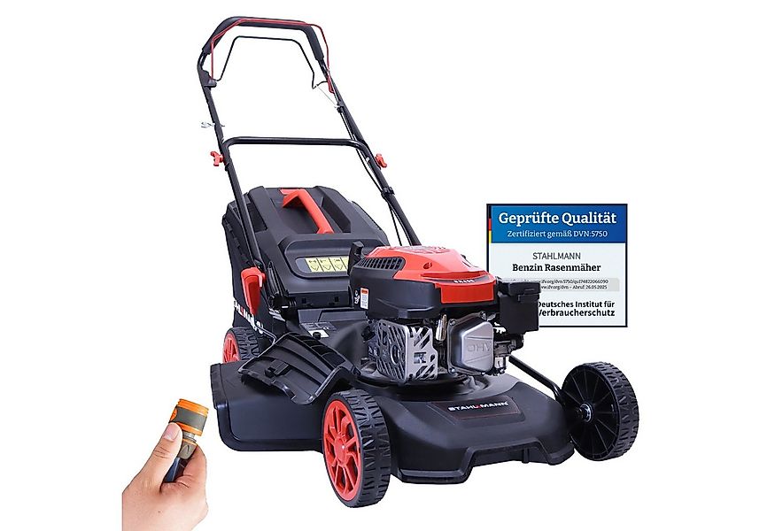 Stahlmann Benzinrasenmäher Rasenmäher Benzin mit Antrieb BR460 – 5,4PS (4,0 günstig online kaufen