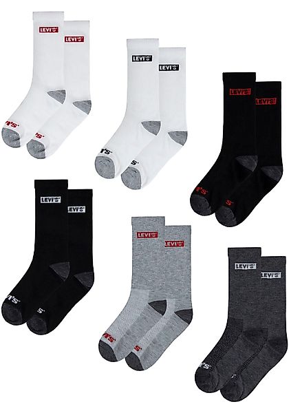 Levis Kids Socken "LHN BOX TAB HIGH CUT 6PK" Packung, 6 Paar tlg. UNISEX günstig online kaufen