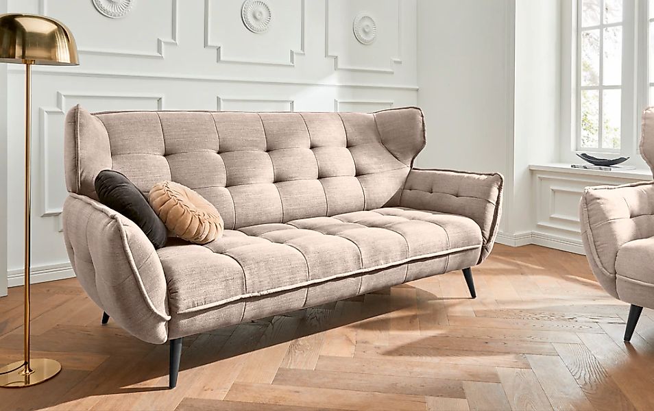 Leonique 3-Sitzer "Ariana", Big-Sofa bzw. stylischer Hochlehner günstig online kaufen