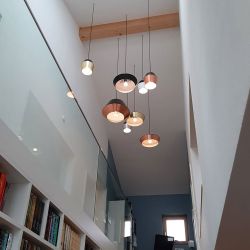 s.luce Pendelleuchte Individuelle Pendellampe SkaDa Metallschirm, günstig online kaufen