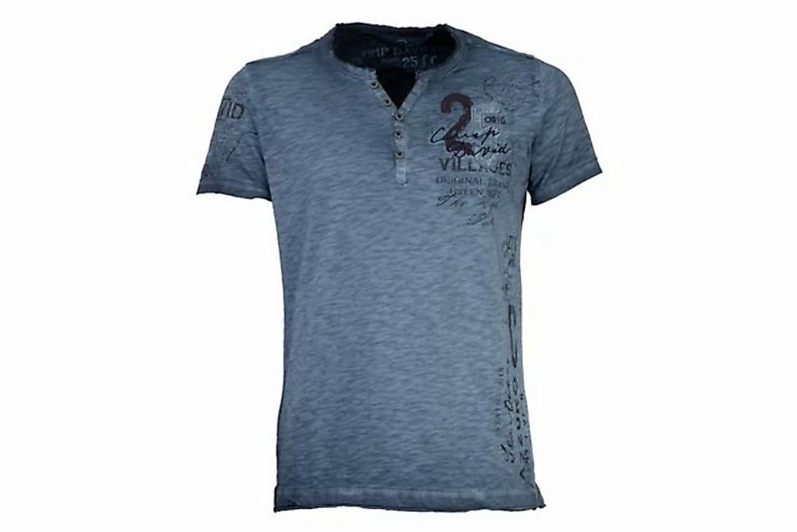 CAMP DAVID T-Shirt Camp David Henley-Shirt mit Label Artworks günstig online kaufen