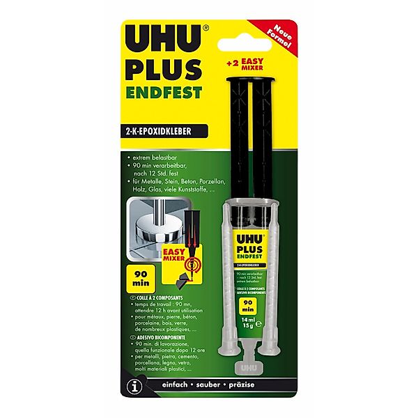 Uhu plus endfest Doppelkammerspritze 15 g günstig online kaufen