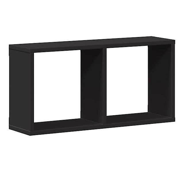 vidaXL Regal Wandschrank 60x16x30 cm Schwarz Holzwerkstoff, 1-tlg. günstig online kaufen