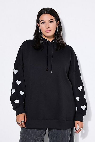 Studio Untold Sweatshirt Hoodie extra oversized Sweat Kapuze Ärmel-Hearts günstig online kaufen