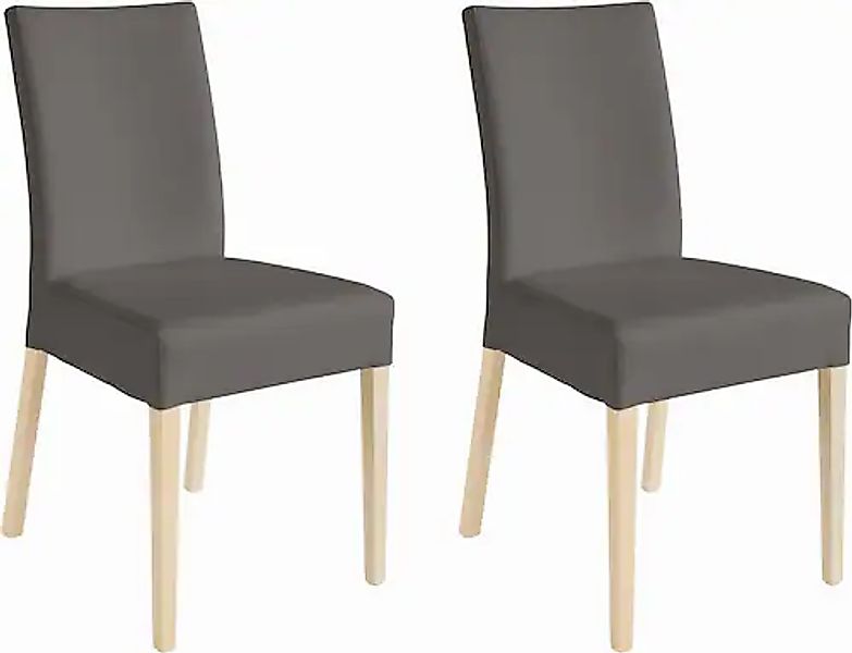 Home affaire 4-Fußstuhl »Umag« (Set) 2 Stk. Kunstleder Sitz und Rücken gepo günstig online kaufen
